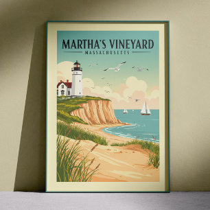 Póster El Viñedo Massachusetts de Martha