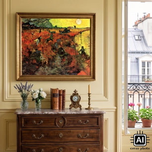 Póster El viñedo rojo por Vincent van Gogh