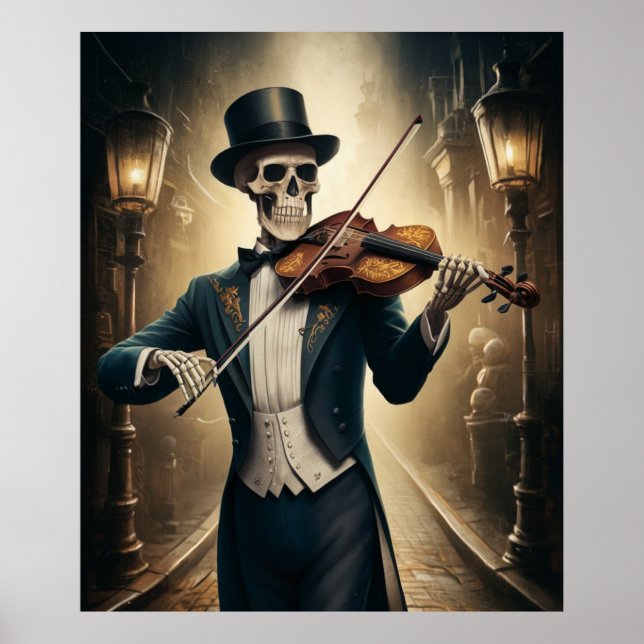 Póster El violinista muerto (Frente)