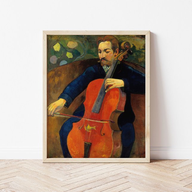 Póster El violoncellista Schneklud | Paul Gauguin (Subido por el creador)