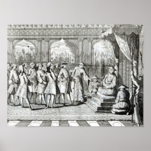 Póster El virrey de Cantón dando una audiencia