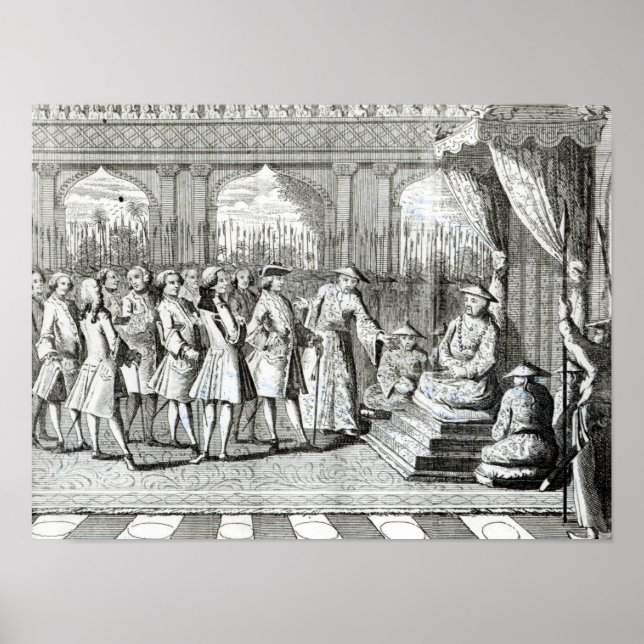 Póster El virrey de Cantón dando una audiencia (Frente)