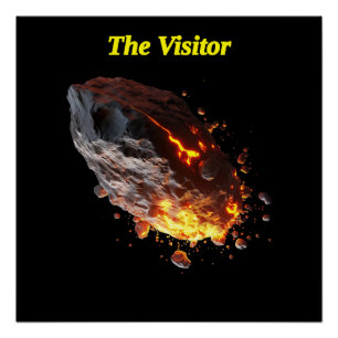 Póster "El visitante", Rock espacial de historias del esp