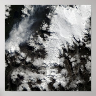 Póster El volcán Chaiten en Chile