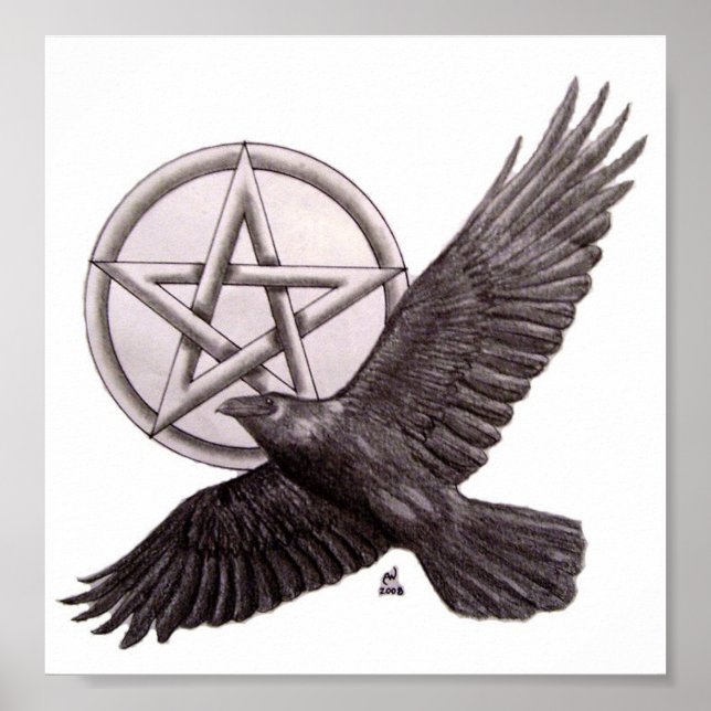 Póster El vuelo de Morrighan (Frente)