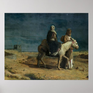 Póster El vuelo desde la espada de Herodes, 1880 (petróle