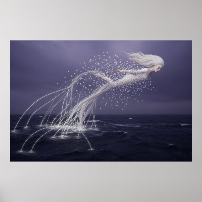 Póster El vuelo etéreo del Espíritu del Océano (Frente)