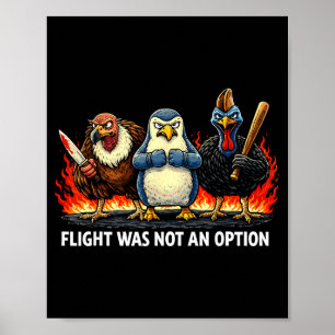 Póster El vuelo no era una opción