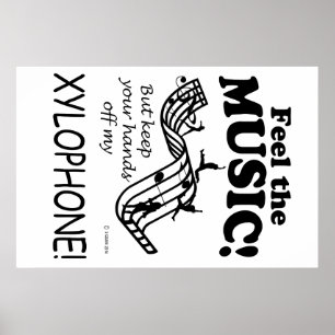 Póster El Xilófono Siente La Música