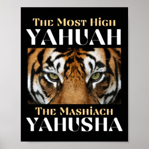 Póster El Yahuah Más Alto Y Los Yahusha Mashiach