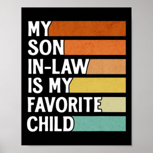 Póster El yerno es mi hijo favorito divertido padre vinta