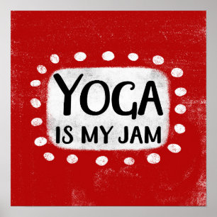 Póster El Yoga Es Mi Jam Poster Wall Art