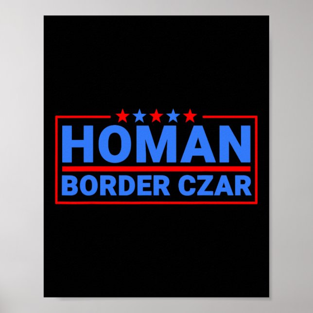 Póster El zar de la frontera Tom Homan Mega Support (Frente)
