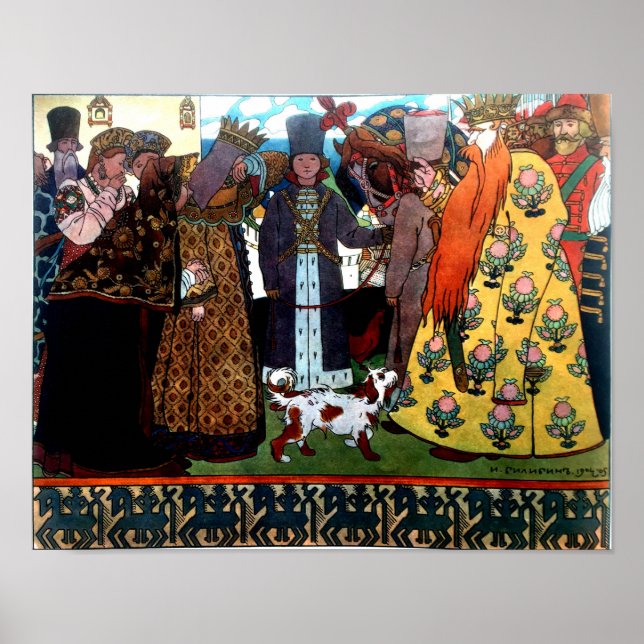 Póster El Zar Saltan emite su decreto (Frente)