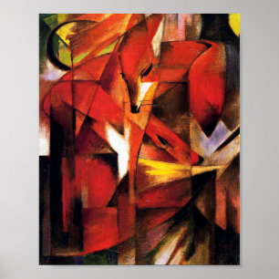 Póster El Zorro de Franz Marc