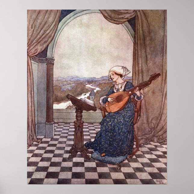 Póster El zumbido de Edmund Dulac (Frente)