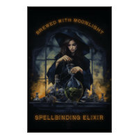 Elaborado Con Elixir Witch De Fijación De La Luna