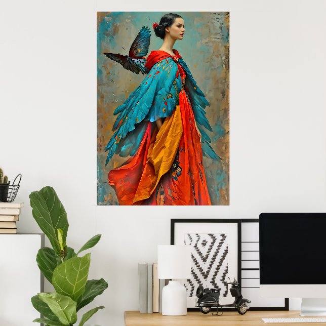 Póster "Elaris" - Las plumas de volverse (Oficina en casa)