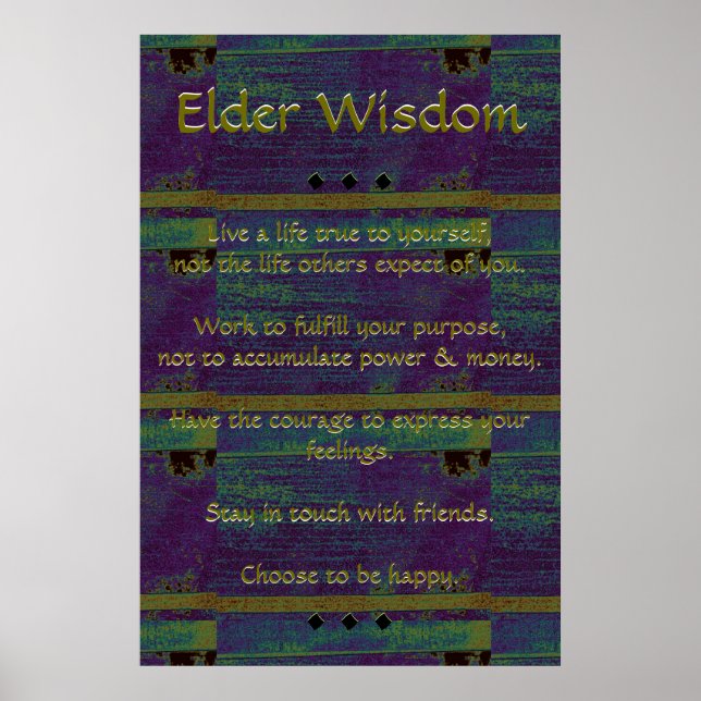 Póster Elder Wisdom III (Frente)