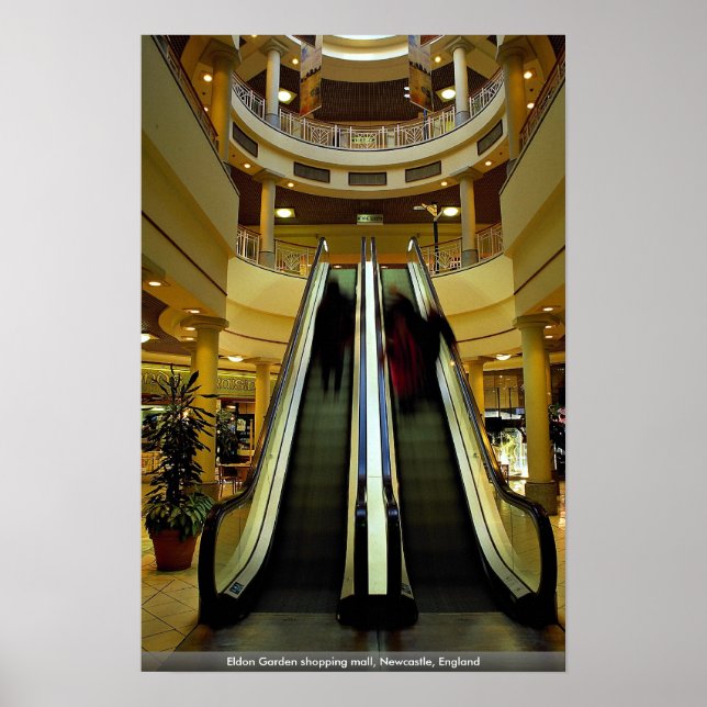 Póster Eldon Garden shopping mall, Newcastle, England (Frente)