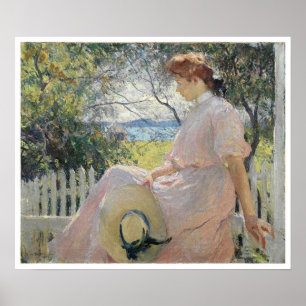 Póster Eleanor, Frank Weston Benson