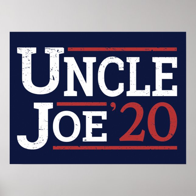 Póster Elección 2020 - Tío Joe (Frente)