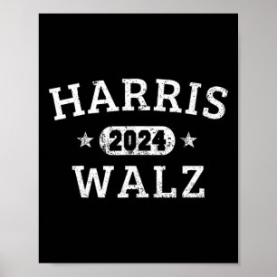 Póster Elección de camisas Waltz 2024 Kamala Harris Tim W