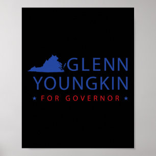 Póster Elección de Gobernador de Virginia Glenn Youngkin