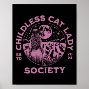 Póster Elección de la Sociedad de la Señora del Gato Infa