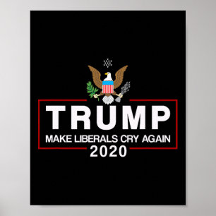 Póster Elección Republicana Pro Donald Trump Gop 