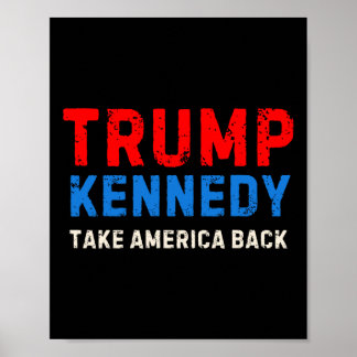Póster Elección Republicana Trump Kennedy