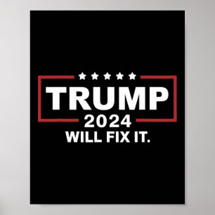Póster Elección Trump 2025 Lo Arreglará Diseño 1