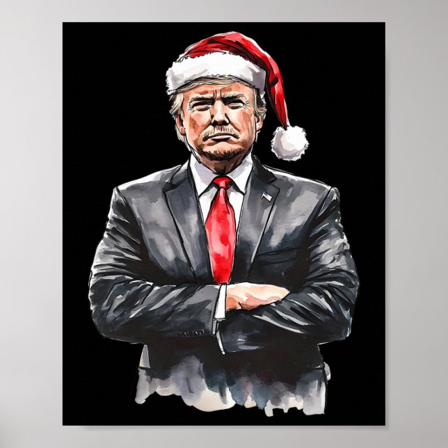 Póster Elecciones 20 en casa de los Navidades de Trump (Frente)