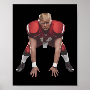 Póster Elecciones de Donald Trump, presidente de fútbol e