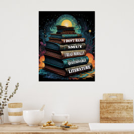 Póster Elecciones de libros Humor