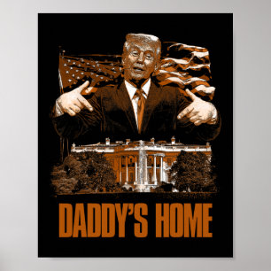 Póster Elecciones de Trump 2024 en Casa Blanca