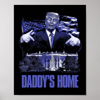Póster Elecciones de Trump 2024 en Casa Blanca