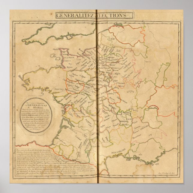 Póster Elecciones generales en Francia (Frente)