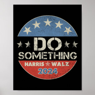Póster Elecciones Harris 2024 - Michelle Obama Haga Algo