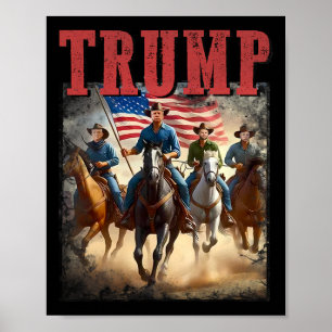 Póster Elecciones presidenciales 2024 entre Trump y Kenne