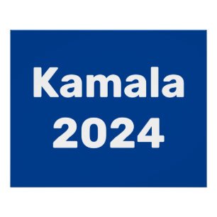 Póster Elecciones presidenciales de Kamala 2024