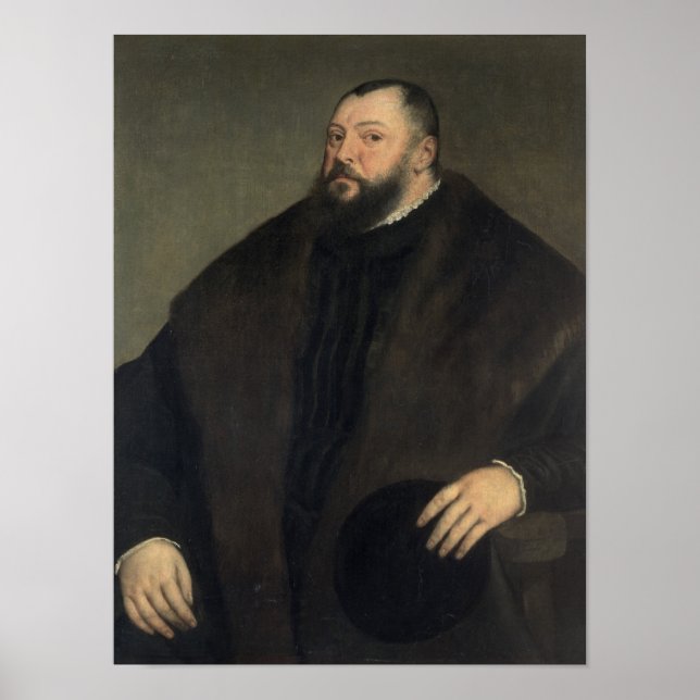 Póster Elector Johann Freidrich ven Sachsen , 1550-51 (Frente)
