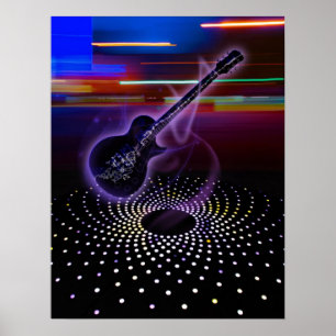 PÓSTER ELECTRIC GUITAR