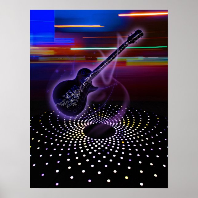 PÓSTER ELECTRIC GUITAR (Frente)