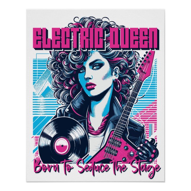 Póster Electric Queen - Nacida para seducir el Escenario (Anverso)