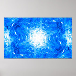 Póster Electric Snowflake