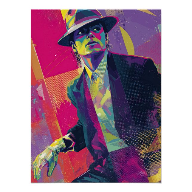 Póster  Electric Thriller Noir (Anverso)