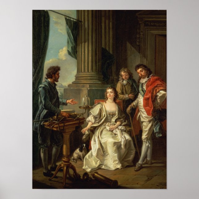 Póster Electrical Experiment, one of a series (Frente)