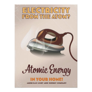 Póster ¿Electricidad del átomo?