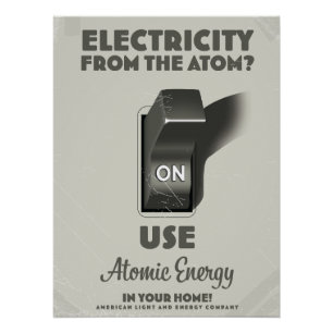 Póster Electricidad del Átomo